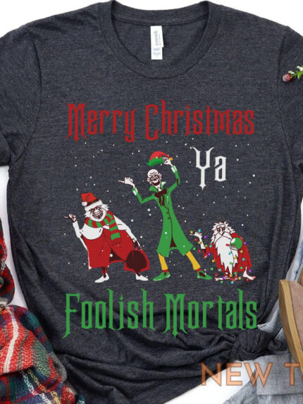 hitchhiking ghosts merry christmas ya foolish mortals t shirt sweatshirt hoodie 1.jpg