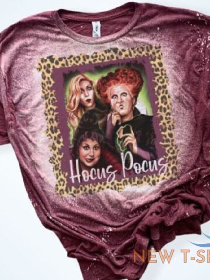 hocus pocus sanderson sisters sublimated bleached t shirt halloween cheetah 0.jpg