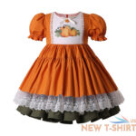 holiday thanksgiving dress with pumpkin print for toddler girl 2 3 4 5 6 8 10 12 0.jpg