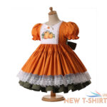 holiday thanksgiving dress with pumpkin print for toddler girl 2 3 4 5 6 8 10 12 1.jpg