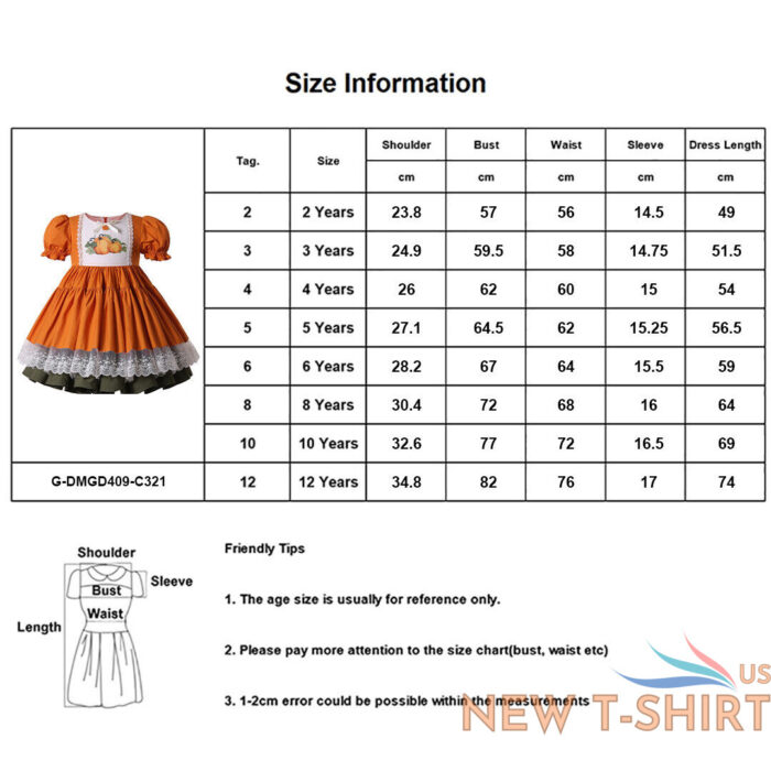 holiday thanksgiving dress with pumpkin print for toddler girl 2 3 4 5 6 8 10 12 3.jpg