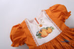 holiday thanksgiving dress with pumpkin print for toddler girl 2 3 4 5 6 8 10 12 4.jpg
