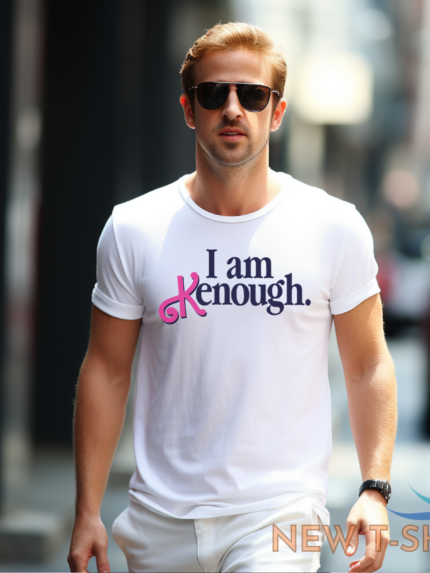 i am kenough t shirt pink doll movie mens ladies unisex black or white shirt 1 2.png