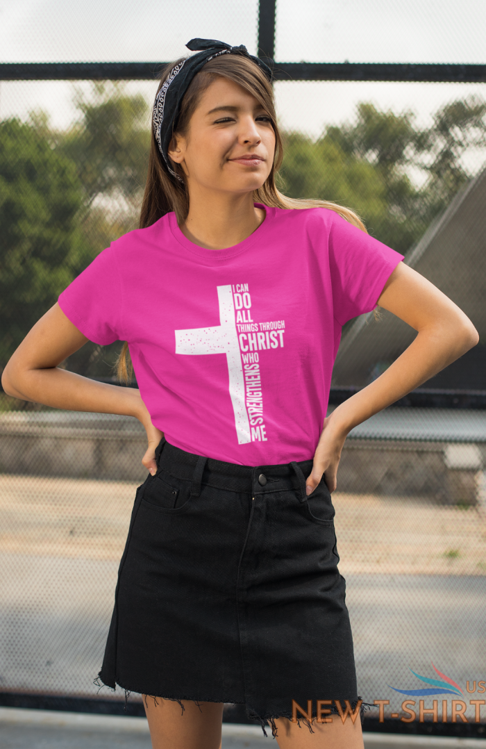 i can do all things through christ who strengthens me religion god cross t shirt 7.png