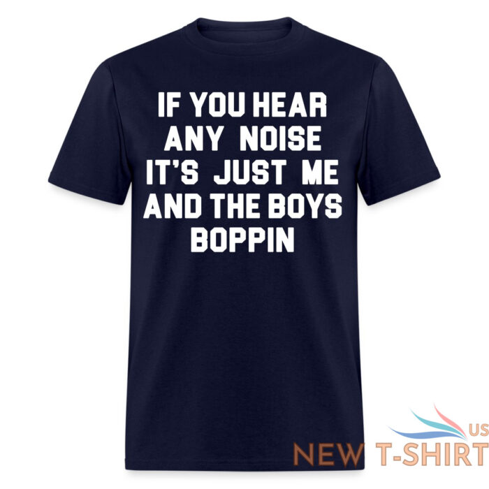 if you hear any noise shirt official if you hear any noise its just me and the bills boppin t shirt navy 2.jpg