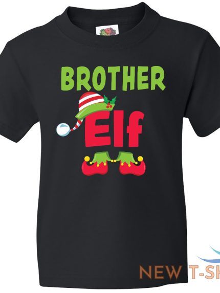 inktastic christmas brother elf youth t shirt merry happy green red hat shoes 1.jpg