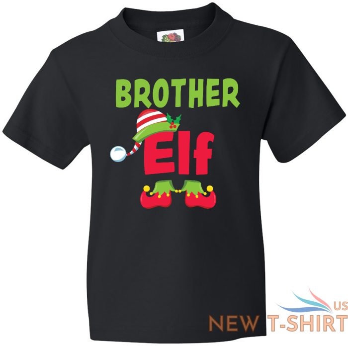 inktastic christmas brother elf youth t shirt merry happy green red hat shoes 1.jpg