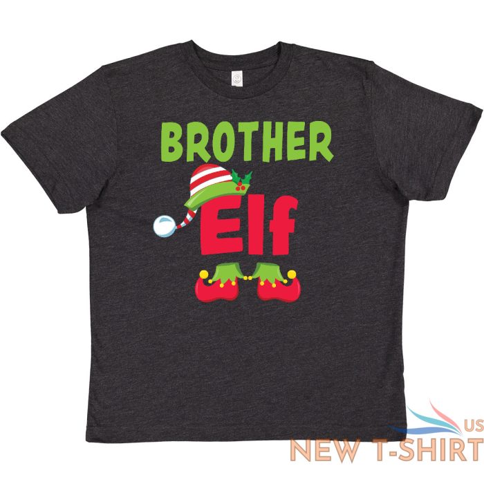 inktastic christmas brother elf youth t shirt merry happy green red hat shoes 3.jpg
