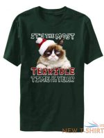 it s the most terrible time of year christmas grumpy cat kitten adult t shirt 0.jpg