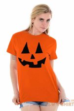 jack o lantern spooky halloween trick treat adult short sleeve crewneck tee 2.jpg