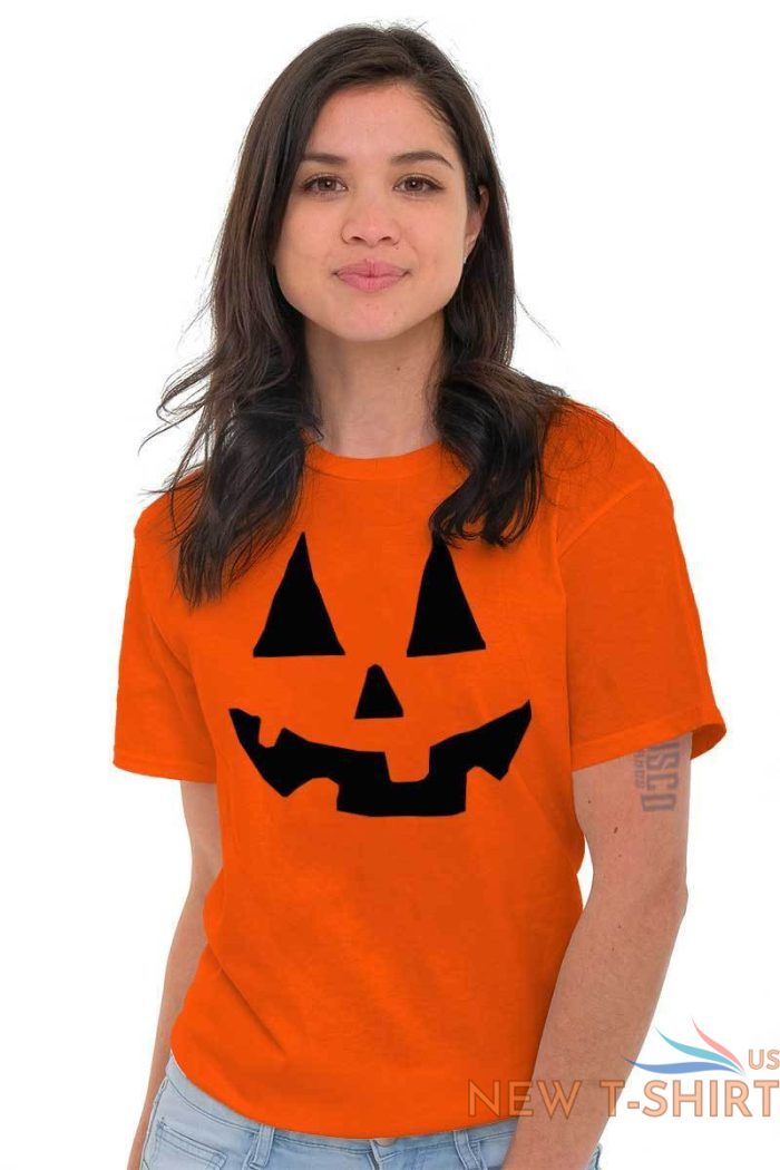 jack o lantern spooky halloween trick treat adult short sleeve crewneck tee 4.jpg