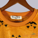 jack o lantern womens fleece sweatshirt top jr m orange halloween soft plush new 3.jpg