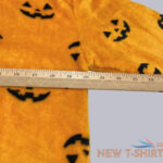 jack o lantern womens fleece sweatshirt top jr m orange halloween soft plush new 5.jpg