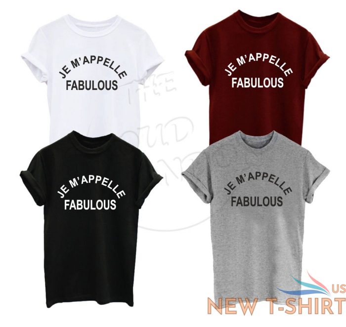 je m appelle fabulous highstreet unisex tshirt top adults kids sizes 0.jpg