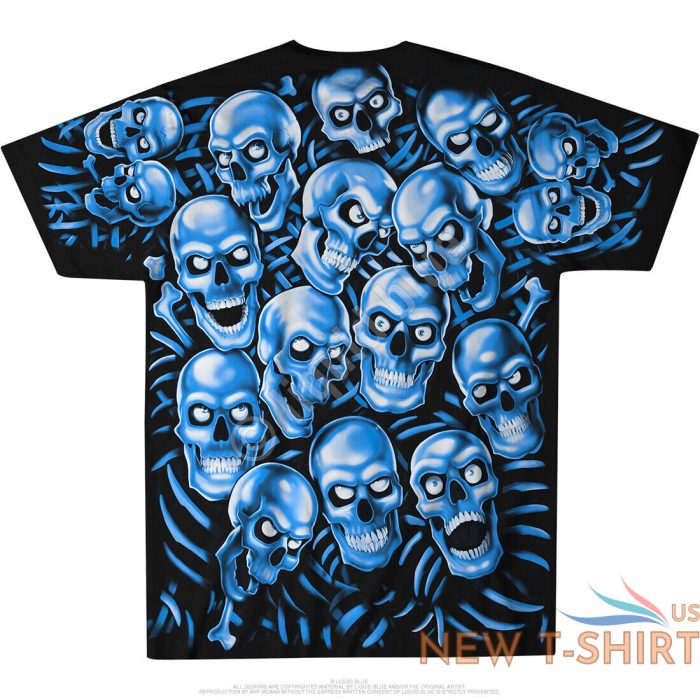 juicy j stay fly skull pile blue glow n dark t shirt s m l xl xxl halloween 1.jpg