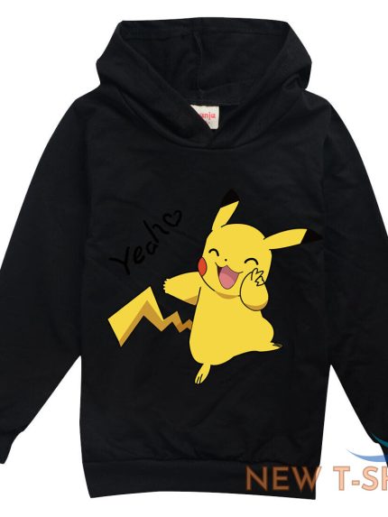 kids pokemon pikachu boys girls hoodie fashion t shirt jumper tops sweatshirt 0.jpg