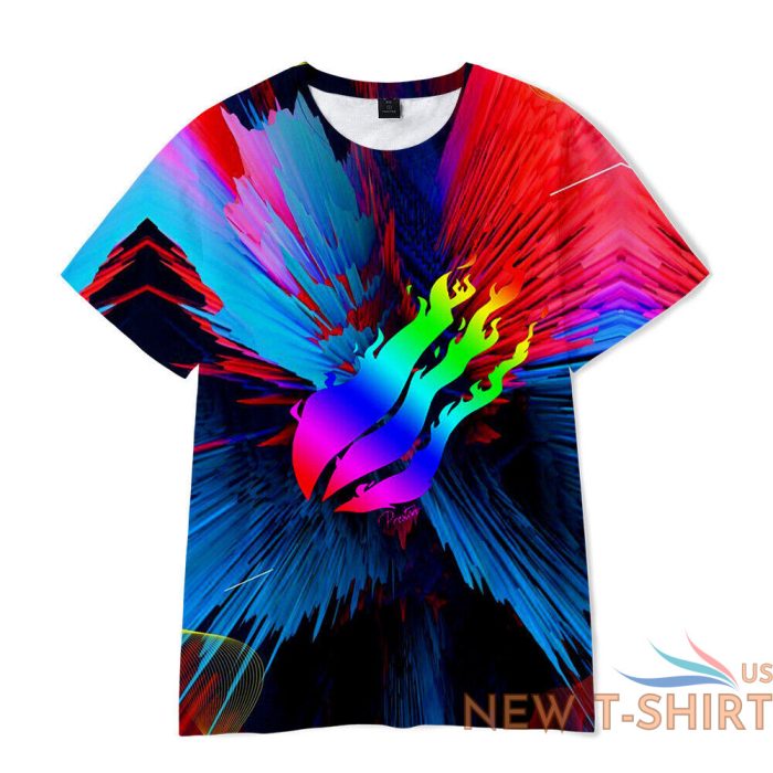 kids prestonplayz 3d flame print casual short sleeve t shirt youtube tshirt tops 6.jpg