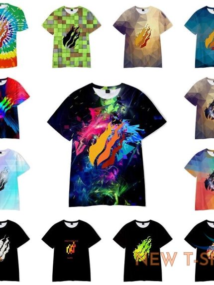 kids prestonplayz 3d flame print short sleeve t shirt youtube casual tshirt tops 0.jpg