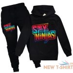 kids spy ninja cwc inspired casual tracksuit sets hoodie tops pants suit 2 14y 3.jpg