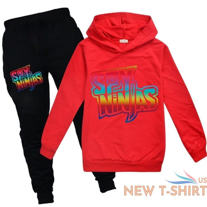 kids spy ninja cwc inspired casual tracksuit sets hoodie tops pants suit 2 14y 9.jpg