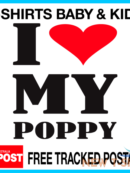 kids t shirts baby boys girls toddler funny novelty tee tops shirts i love poppy 1.png