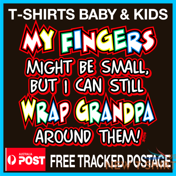 kids t shirts baby t shirts boys girls tee top fingers small wrap grandpa around 0.png
