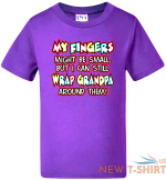 kids t shirts baby t shirts boys girls tee top fingers small wrap grandpa around 8.png