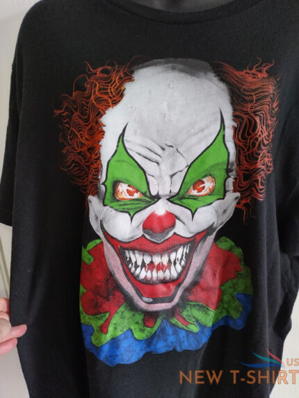 killer clown scary halloween black t shirt men s large 1.jpg