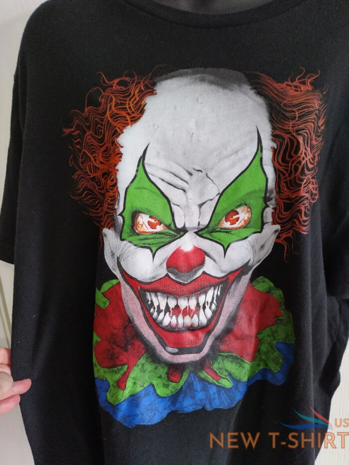 killer clown scary halloween black t shirt men s large 1.jpg