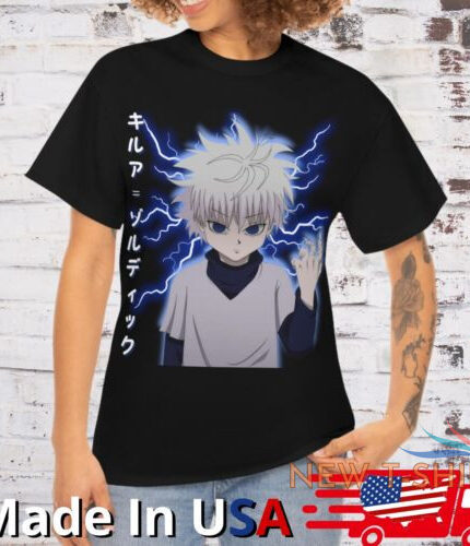 killua shirt shirt by anime007 black t shirt 1.jpg