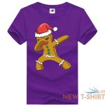 ladies xmas christmas gingerbread man funny printed t shirt round neck tees 9.jpg