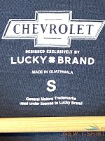 lucky brand nwt tshirt short sleeve gray chevrolet w red truck size small 2.jpg