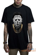 mafioso halloween michael myers 2 0 tattoos gothic punk horror movie t shirt 0.jpg