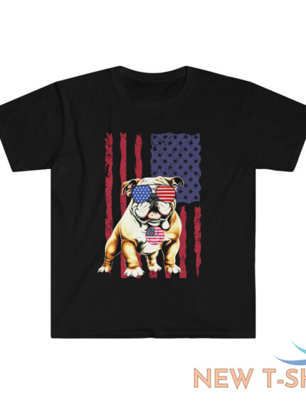 memorial day 4th of july usa america holiday dog bulldog patriotic party t shirt 0.jpg