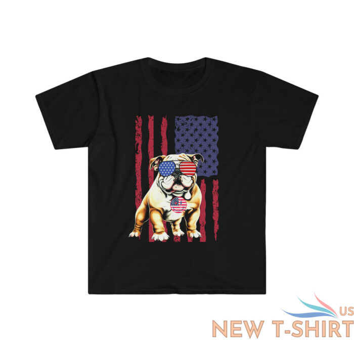 memorial day 4th of july usa america holiday dog bulldog patriotic party t shirt 0.jpg