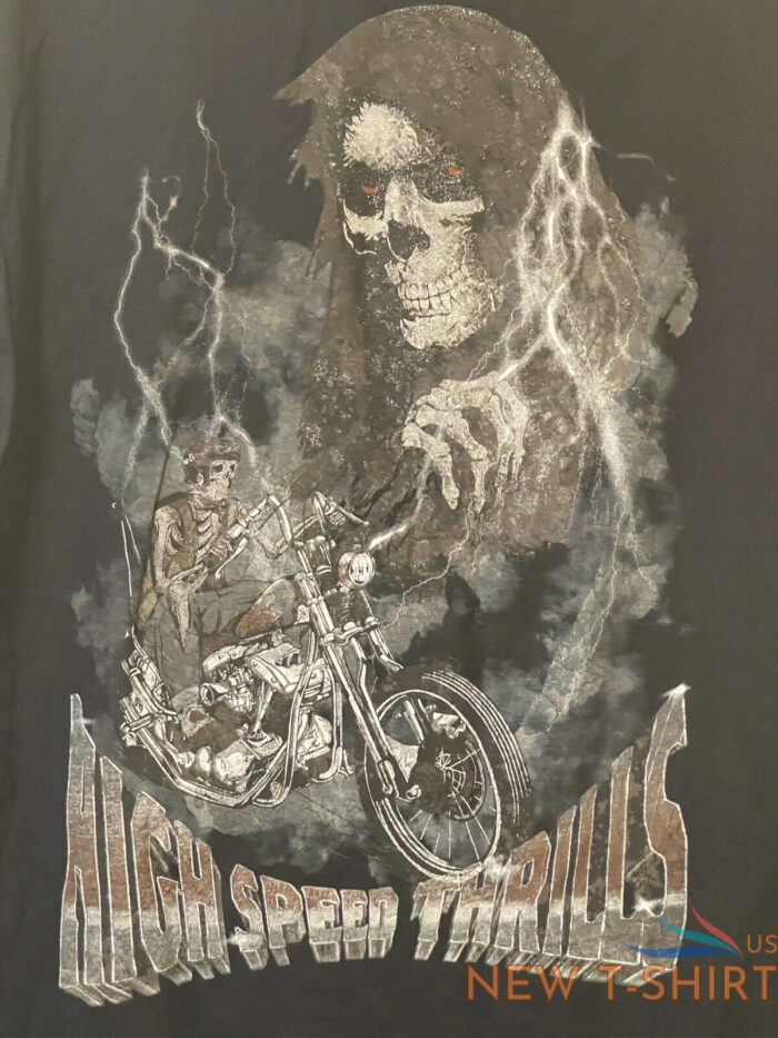 men s biker short sleeve black t shirt grim reaper crewneck high speed thrills 3.jpg