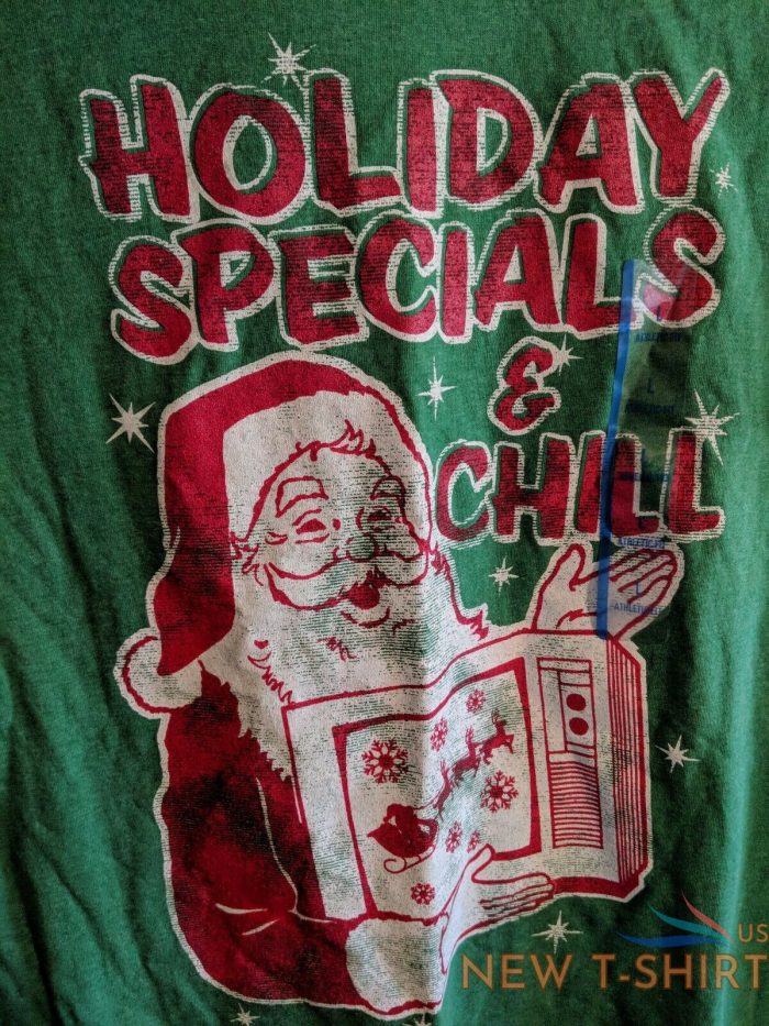 men s ugly holiday specials chill short sleeve shirt green christmas xl 1.jpg