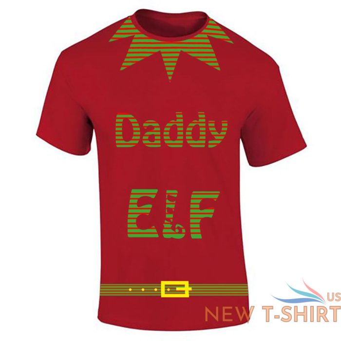 mens any name elf family stripe print t shirt boys short sleeve top xmas cotton 2.jpg