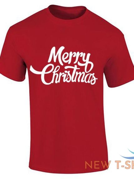 mens boys merry christmas print t shirt novelty short sleeve top xmas cotton tee 0.jpg