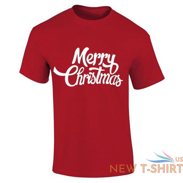 mens boys merry christmas print t shirt novelty short sleeve top xmas cotton tee 0.jpg