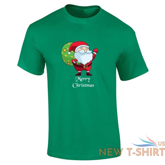 mens boys merry christmas santa gifts t shirt short sleeve xmas party top 2.jpg