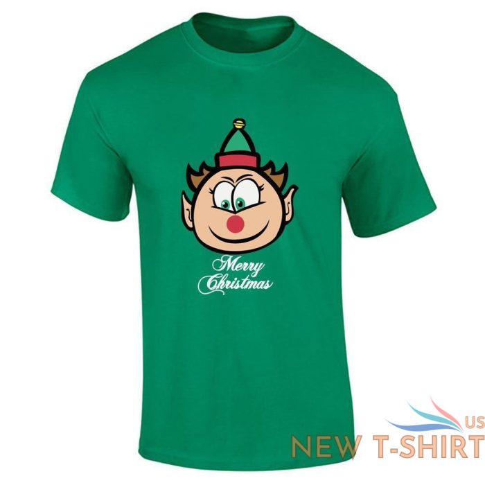 mens boys printed chrimbo elf print merry christmas crew neck party t shirt 0.jpg