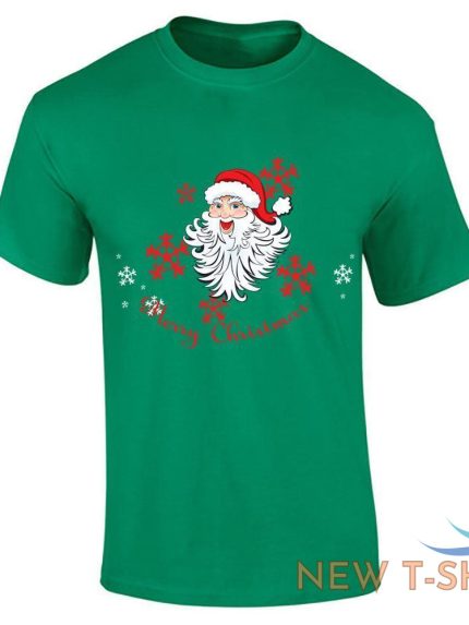 mens boys printed happy santa t shirt merry christmas party gift top tees 0.jpg