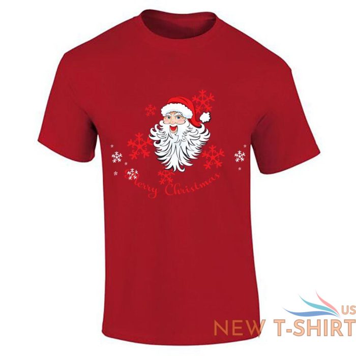 mens boys printed happy santa t shirt merry christmas party gift top tees 3.jpg