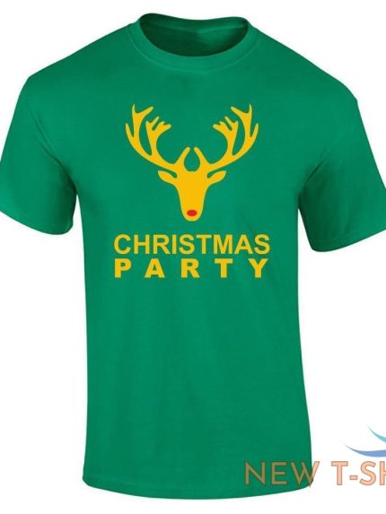 mens boys printed t shirt reindeer christmas party printed short sleeve t shirt 0.jpg
