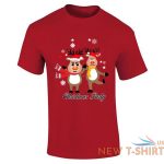 mens boys printed t shirt reindeer dance xmas party print t shirt 2.jpg