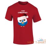 mens boys printed top tees merry christmas bird print party gift t shirt 3.jpg