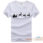 mens boys santa sleigh reindeer print t shirt short sleeve party wear top tees 2.jpg