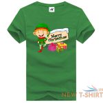 mens elf merry christmas print t shirt boys childrens short sleeve xmas shirt 2.jpg