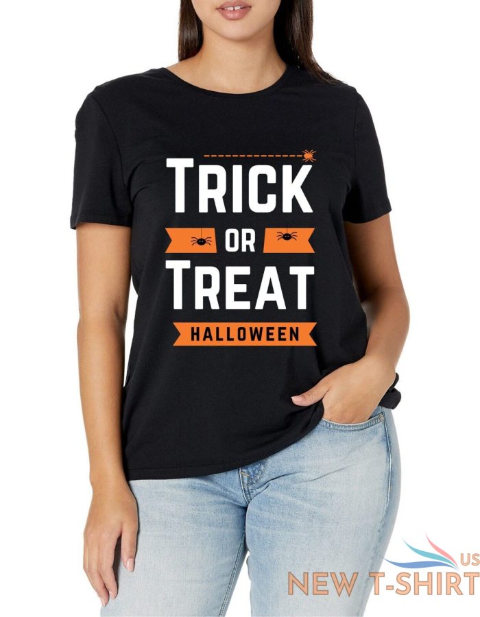 mens halloween tricks or treats scary women t shirt ladies unisex tshirt tee top 2.jpg